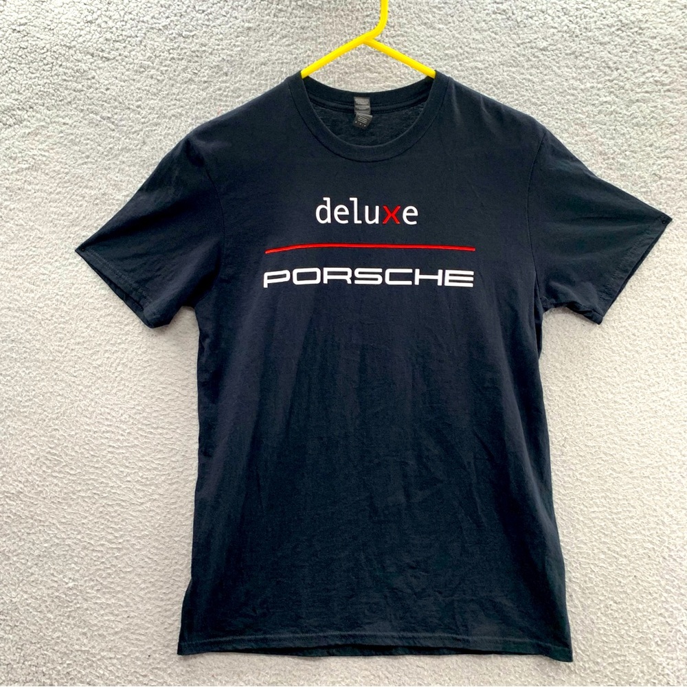 Anvil Gildan Porsche Deluxe Men's USA  Short Sleeve Graphic T-Shirt Tee Size M